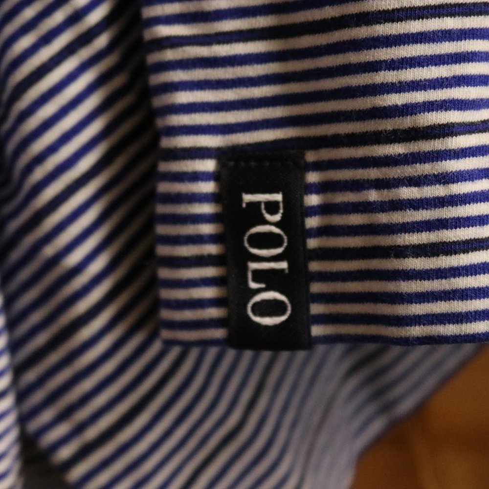 Polo Golf Ralph Lauren Navy/White Striped #343 - Picture 6 of 8